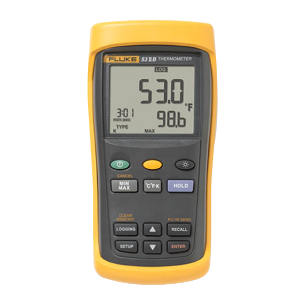 SMI Instrumenst Product FLUKE - 53 II B Thermometer (Data Logging Thermometer with Single Input, 50Hz)