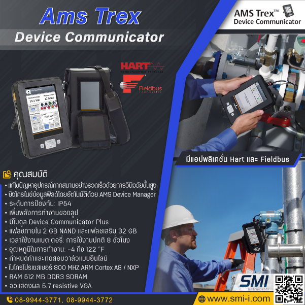 AMS TREX - AMS Trex Device Communicator graphic information