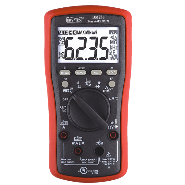 SMI Instrumenst Product BRYMEN - BM235 True RMS electrical Digital Multimeter