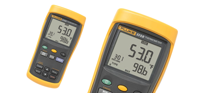 SMI Instrumenst Product FLUKE - 53 II B Thermometer (Data Logging Thermometer with Single Input, 50Hz)