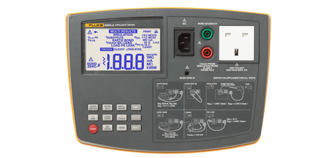 SMI Instrumenst Product FLUKE - 6200-2 UK Portable Appliance Tester UK